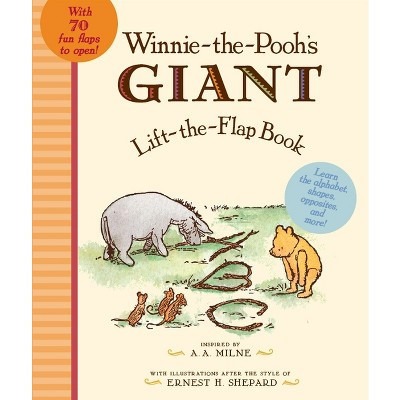 Winnie the Pooh's Giant Lift The-Flap - (Winnie-The-Pooh) by  A A Milne (Board Book) | Target