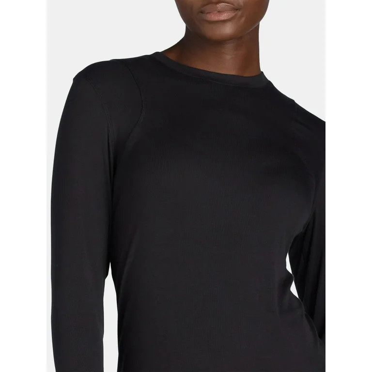 Avia Women's Outdoor Tee with Long Sleeves, Sizes XS-XXXL | Walmart (US)