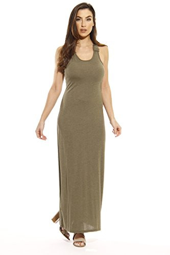 Just Love 3250-GRN-S Summer Dresses/Maxi Dress Heathered Green | Amazon (US)