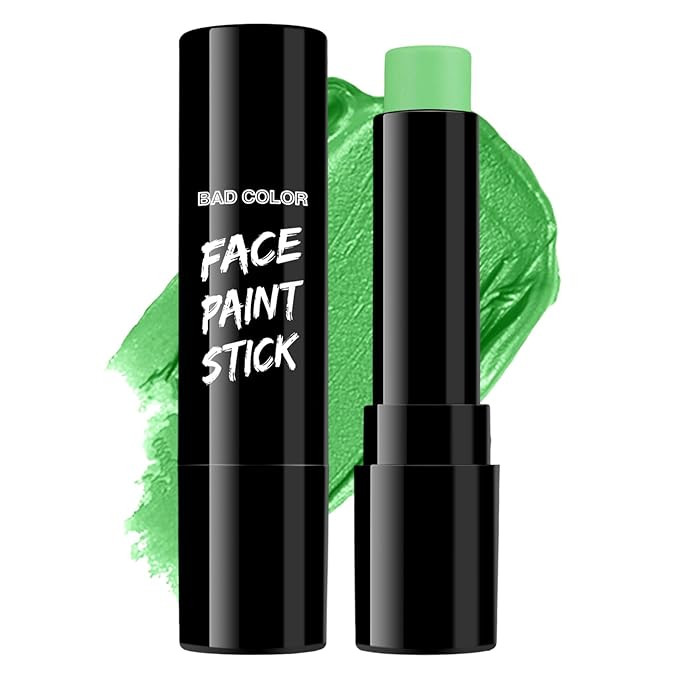 BAD COLOR Light Green Eye Black, Lime Green Face Body Paint for Sports St. Patrick's Day Camoufla... | Amazon (US)