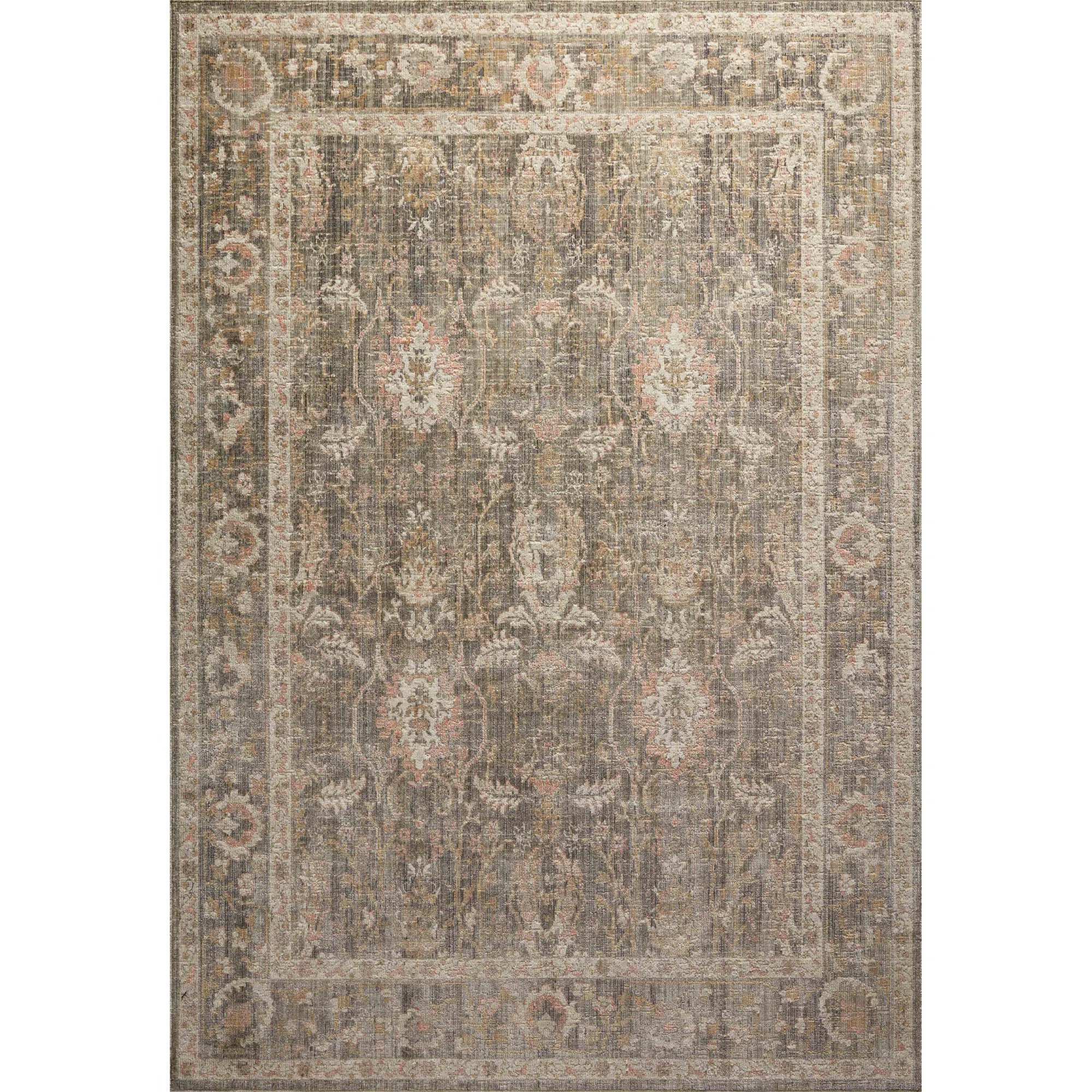 Chris Loves Julia x Loloi Rosemarie Oriental Sage Blush Area Rug | Joss & Main