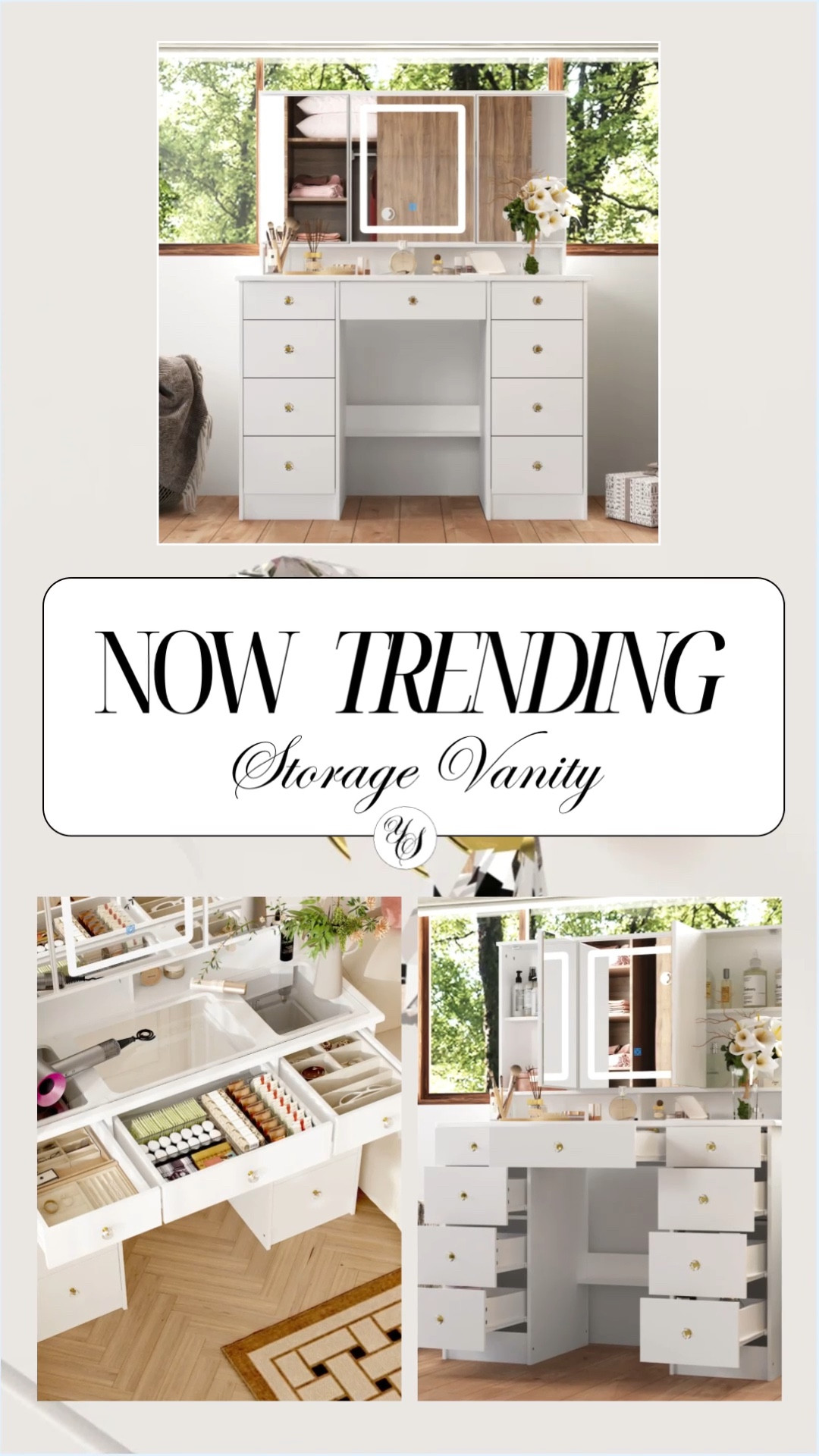 makeup vanity, best seller, wayfair, home finds, bedroom, office, vanity, under $200, trendy, storage vanity, best selling, white vanity, teenager bedroom, beauty products, beauty finds 

#LTKSaleAlert #LTKHome #LTKBeauty