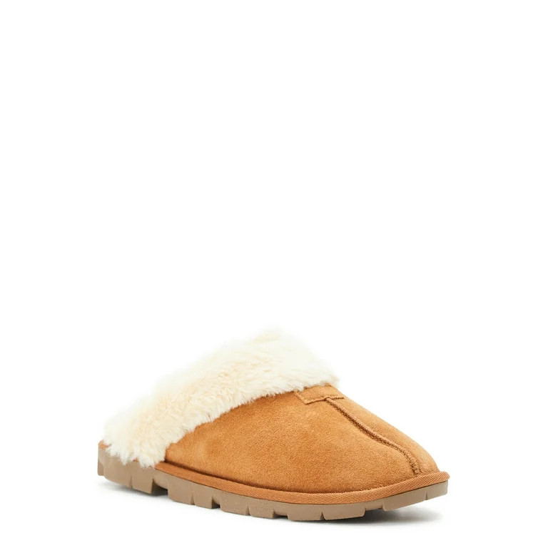 Joyspun Women's Genuine Suede Clog | Walmart (US)