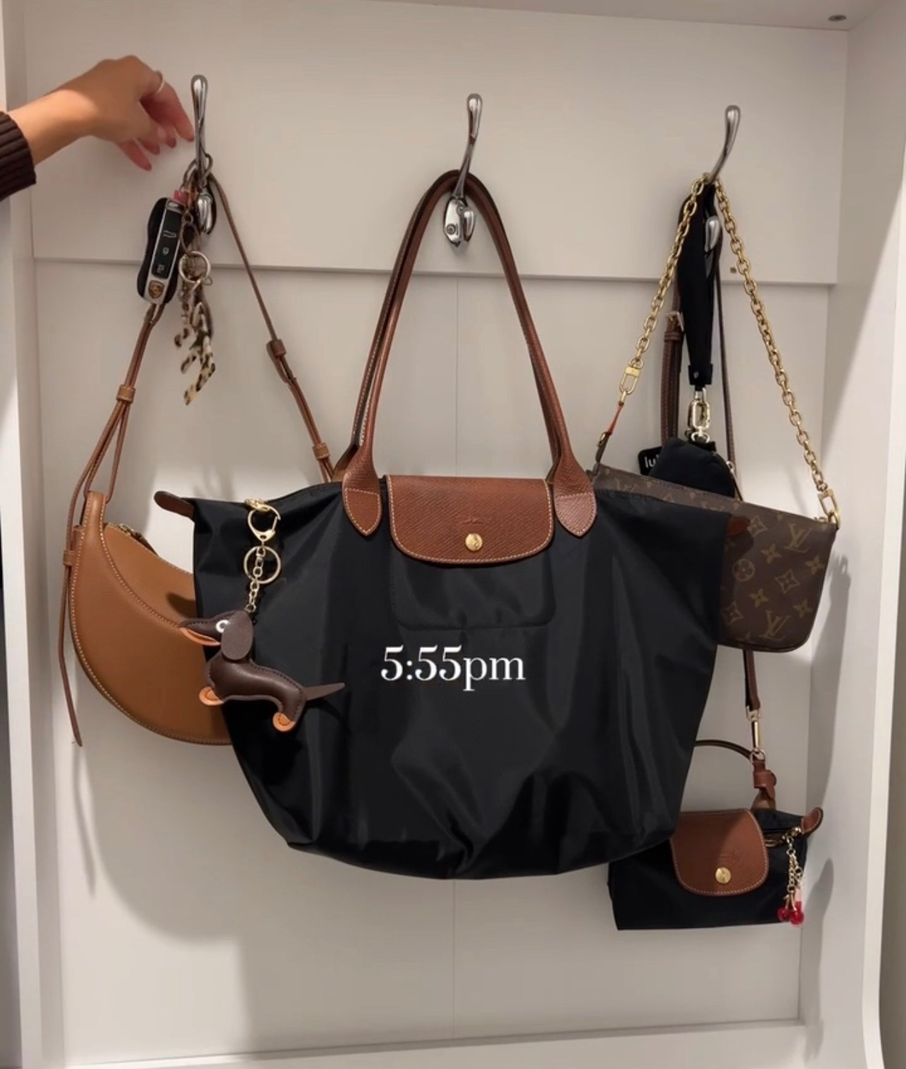 My everyday bags 🖤👜