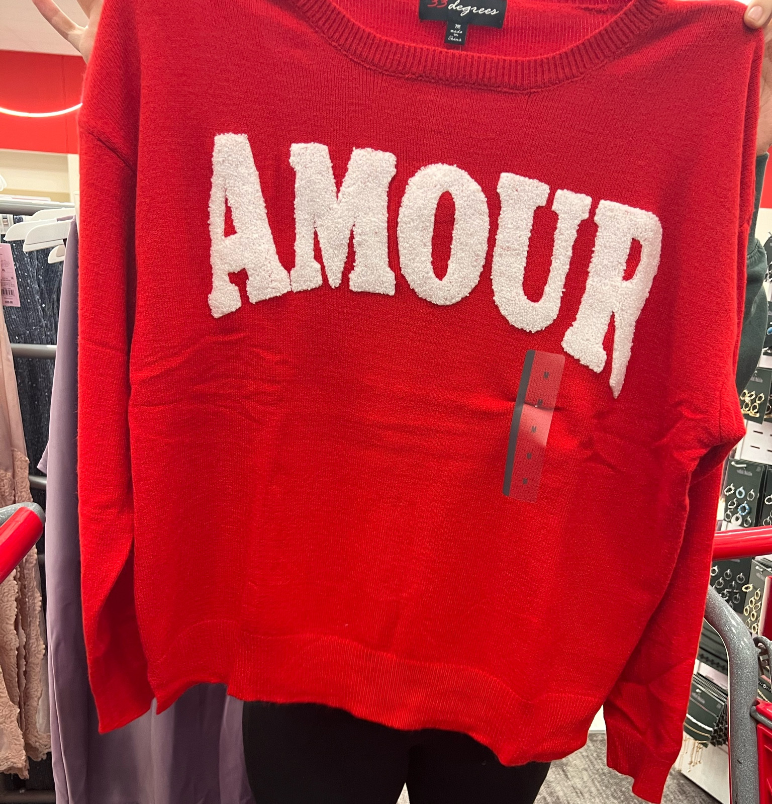 It’s RED season! I LOVE when the Valentine decor comes out ❤️this sweater is perfect. 

#LTKSeasonal #LTKstyletip #LTKworkwear
