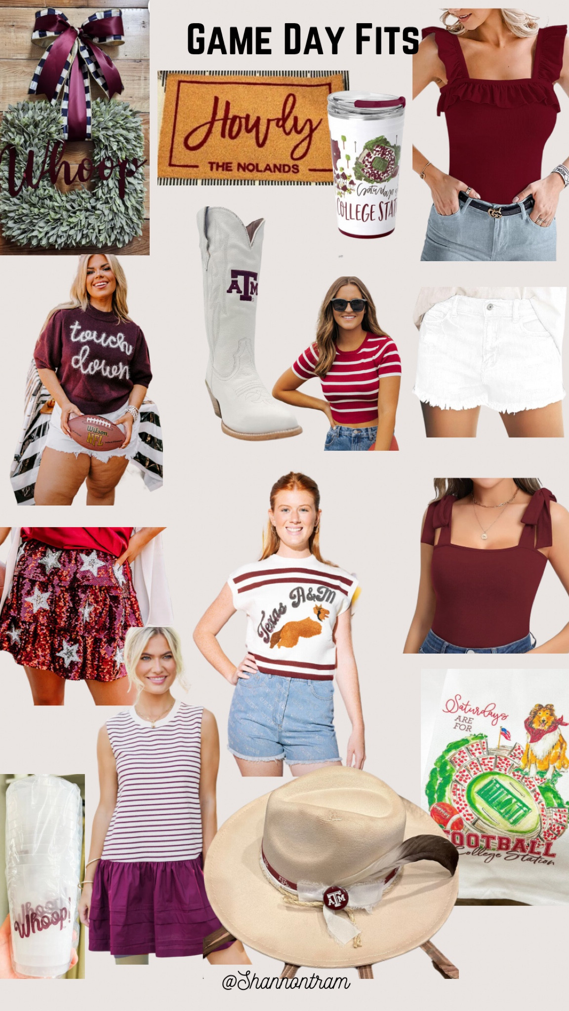 Aggies maroon and whitee

#LTKSeasonal #LTKBacktoSchool #LTKU