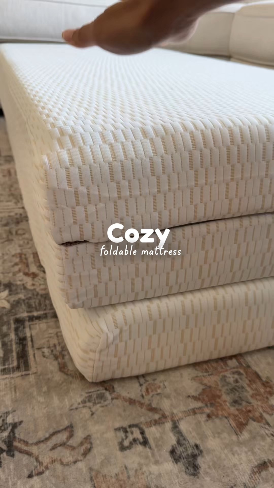 Expecting guests this holiday season? This folding memory foam mattress is perfect for house guests! So comfy! 

#LTKFamily #LTKKids #LTKHoliday