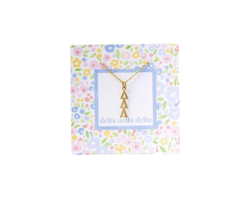 Sorority Lavaliere Pendant, Greek Gift, Initiation Gift, Big Little Gift, Bid Day Gift, Sorority ... | Etsy (US)