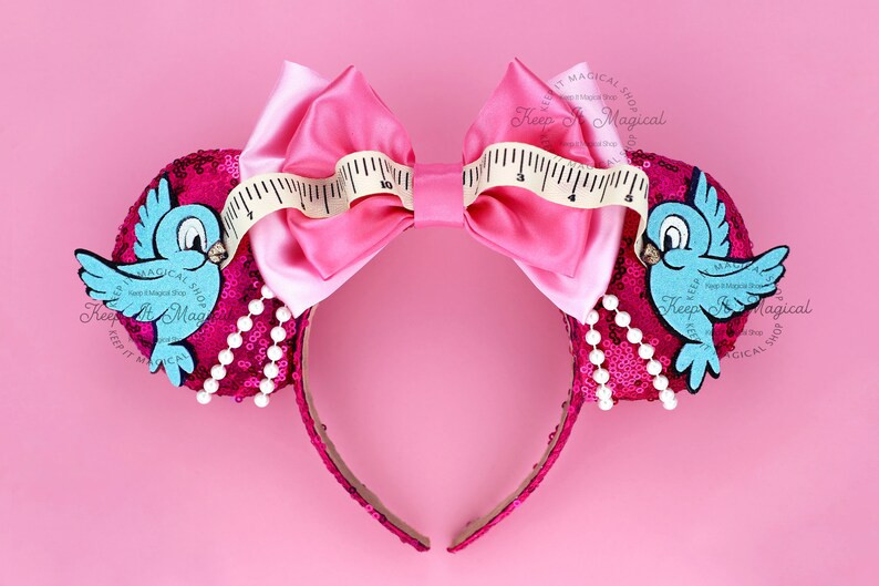 Cinderella Ears Cinderella Minnie Mouse Ears Cinderella Birds Ears Princess Cinderella Mickey Ear... | Etsy (US)