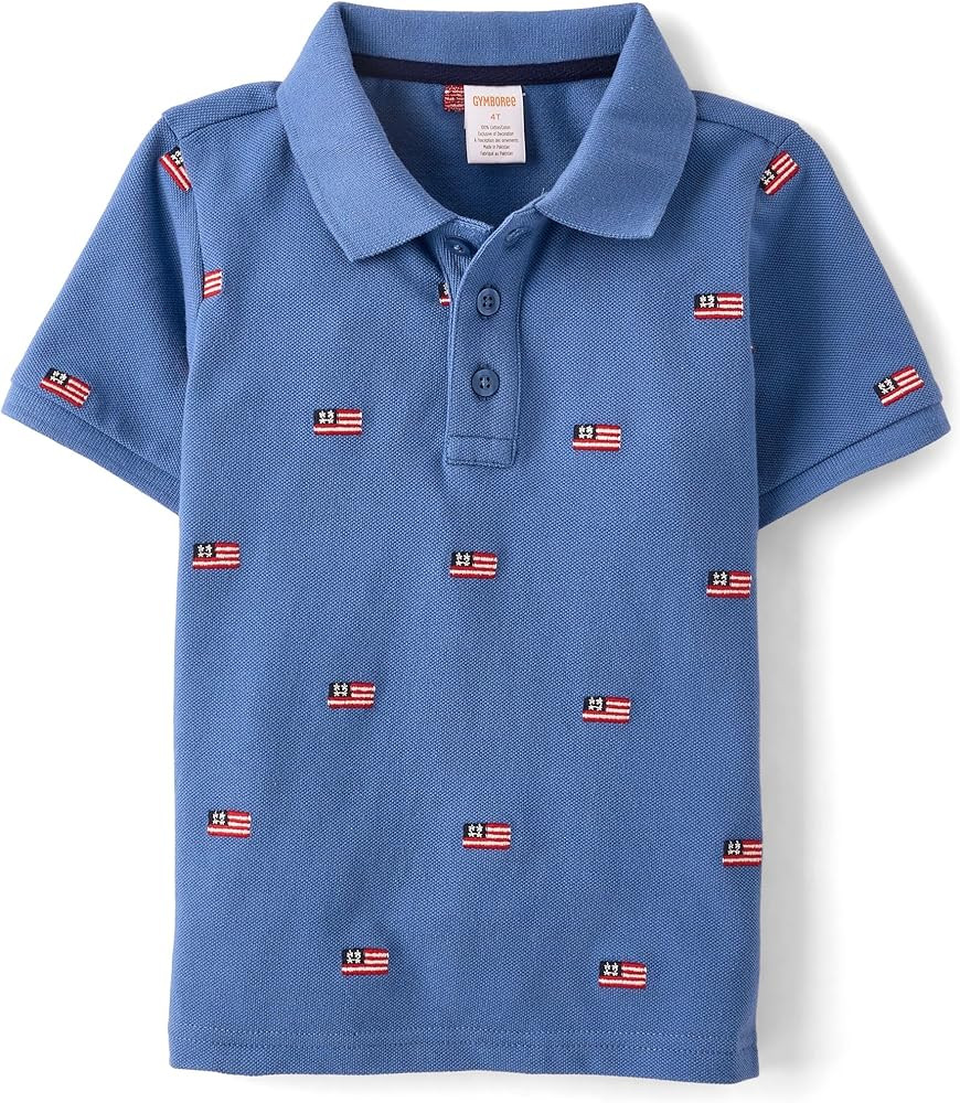 Gymboree boys And Toddler Short Sleeve Polo Shirt | Amazon (US)