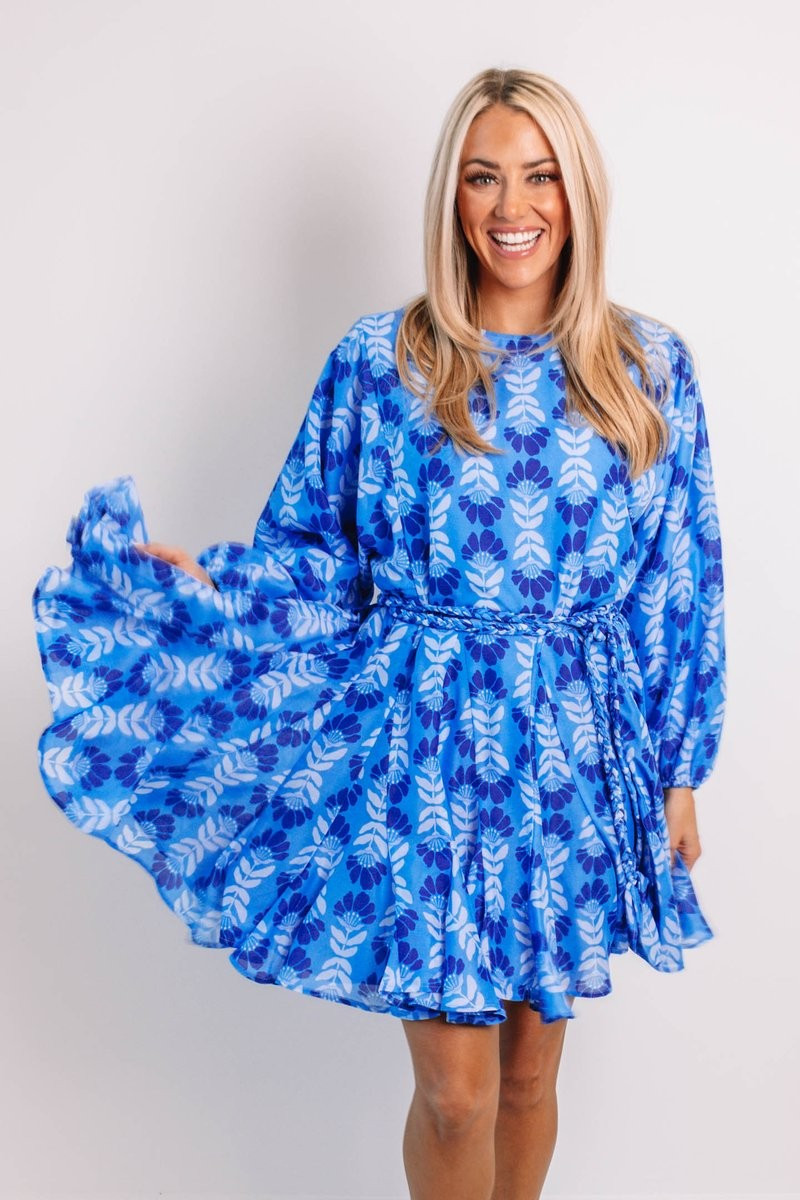 The Luna Rope Dress - Blue | The Impeccable Pig