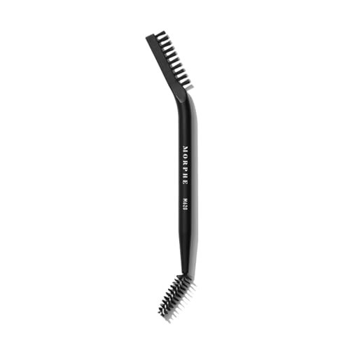 Morphe M620 Supreme Brow Dual-Ended Eyebrow Brush - Angled Comb & Spoolie Brow Brush - Tames, Grooms & Laminates Brows - Pairs with Brow Wax, Pomade or Gel Product (1 Count) | Amazon (US)