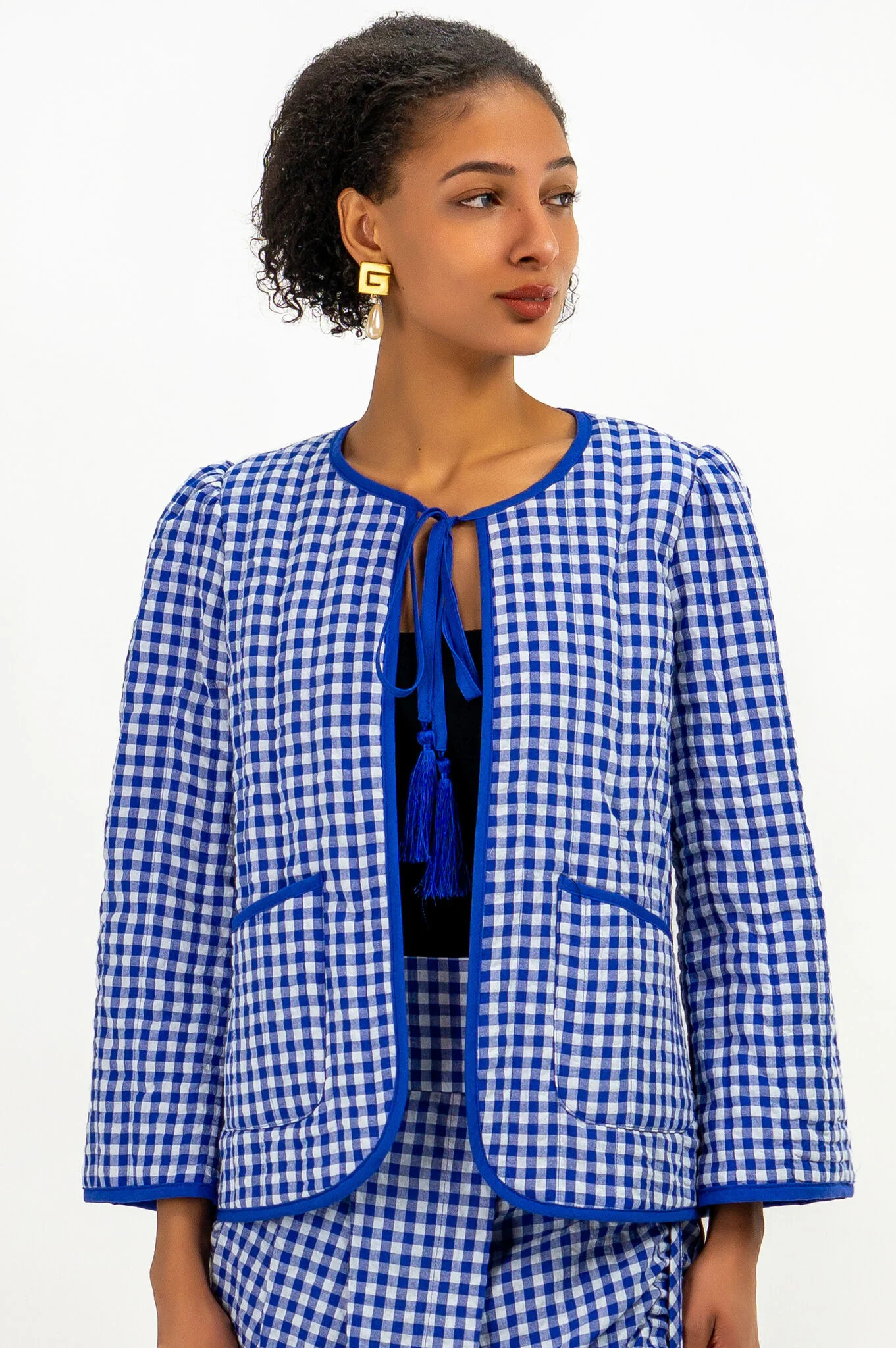 Gigham Talia Jacket | Kristinit