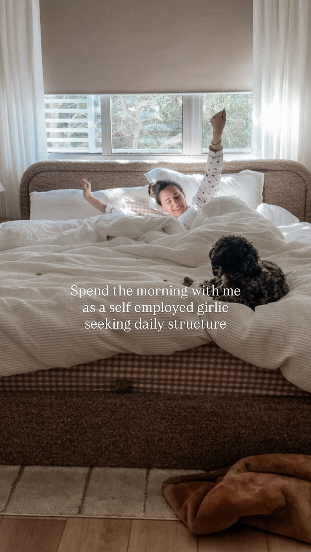 Self-employed with ADD feels like an oxymoron 😅
Finding my routine *again* because coming back to structure is what re-grounds me and improves my mental health. 🧘🏻‍♀️ 

The goals:
-workout in the morning, even for 15 mins 
-edit, post, plan, etc during “office hours” rather than sporadically throughout the day (this protects being present outside of office hours, which can and will change day to day due to the nature of my job)
-cook more (and slow down and practice enjoying it)

#morningroutine #vlog