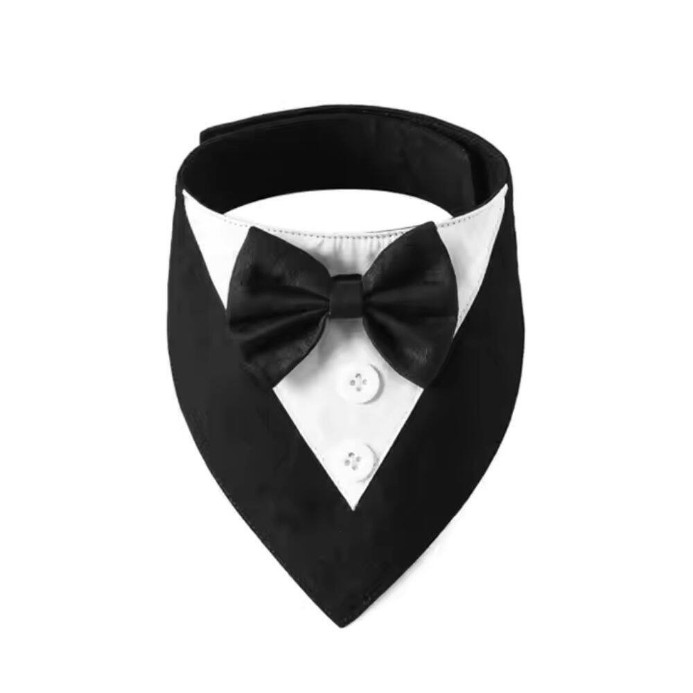 Smart Pet Toys - Formal Tuxedo Bandana Pet Collar - Black and White | Best Buy U.S.