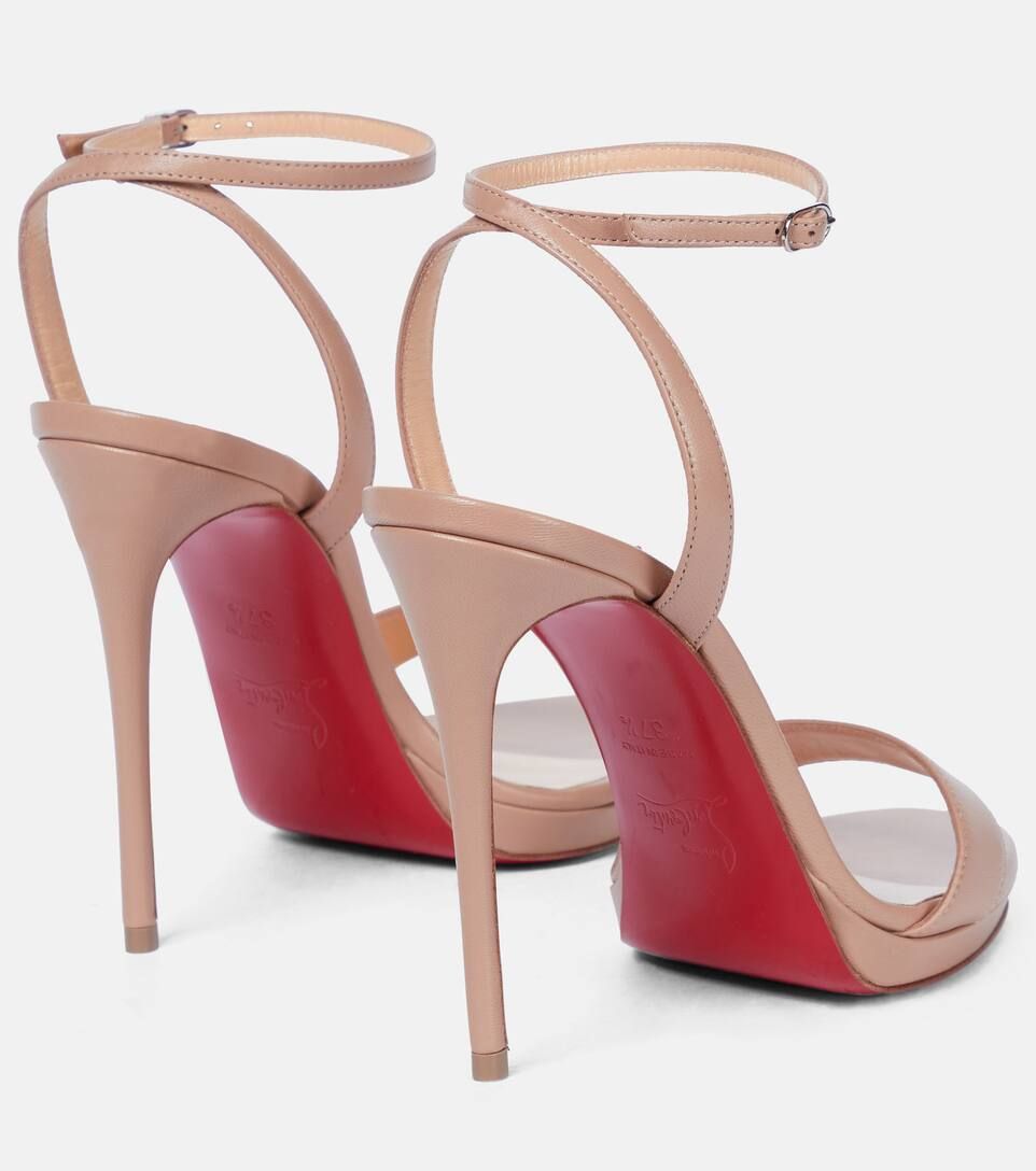 Loubi Queen 120 leather sandals | Mytheresa (US/CA)