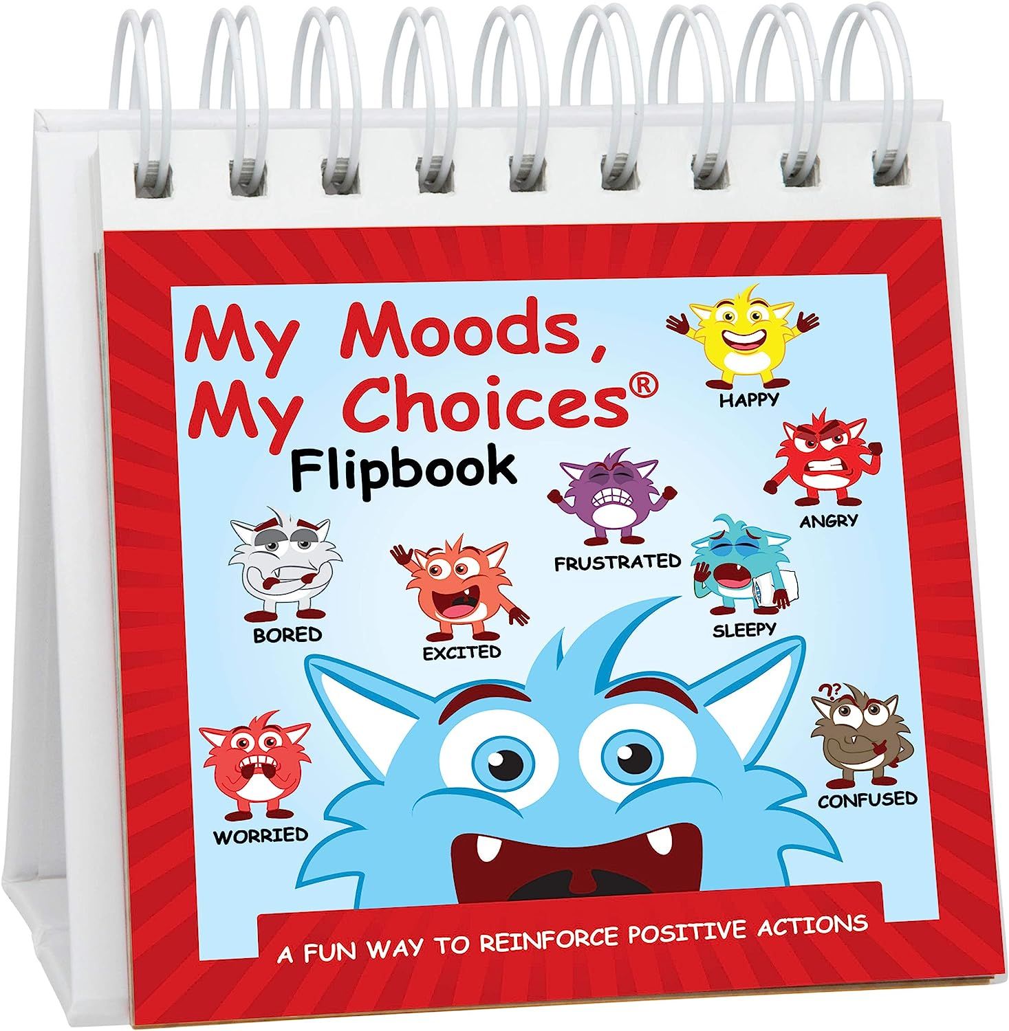 Amazon.com: The Original Mood Flipbook for Kids; 20 Different Moods/Emotions; Autism; ADHD; Help ... | Amazon (US)