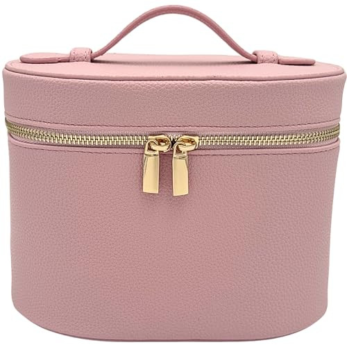 JAZD Vanity Case Makeup Bag with Removable Organizer Divider, Travel Toiletry Cosmetic Organizer ... | Amazon (US)