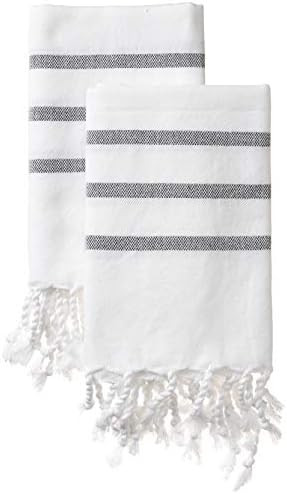 MyMesken Turkish Hand Towels - Hand Woven Turkish Cotton, Quick Dry & Highly Absorbent to Reduce ... | Amazon (US)
