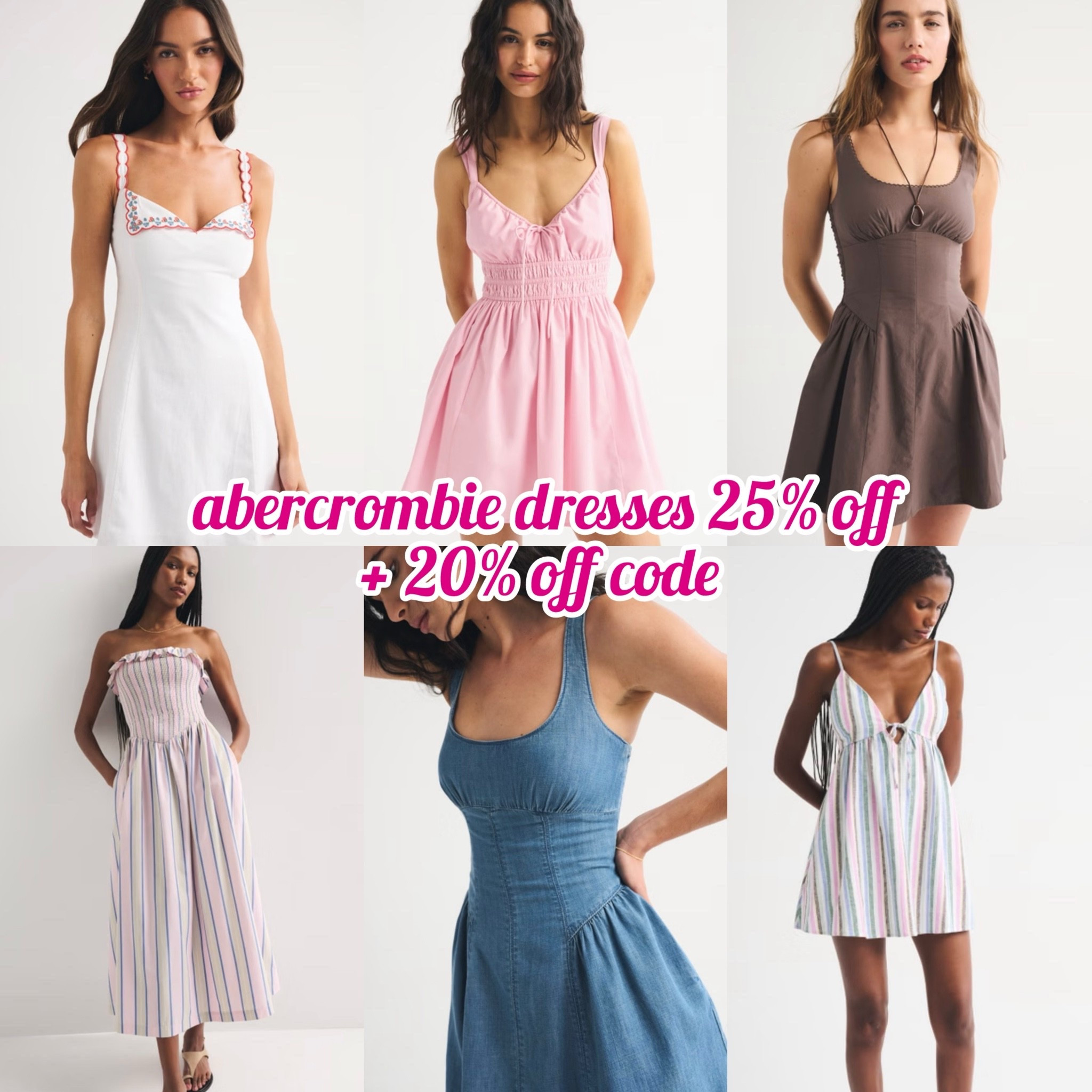 Use code AFLTK for 20% more off your order! Such a good price. If i need a dress for anything I always get here 💕💗🤭

#LTKxAbercrombie #LTKSeasonal #LTKSaleAlert