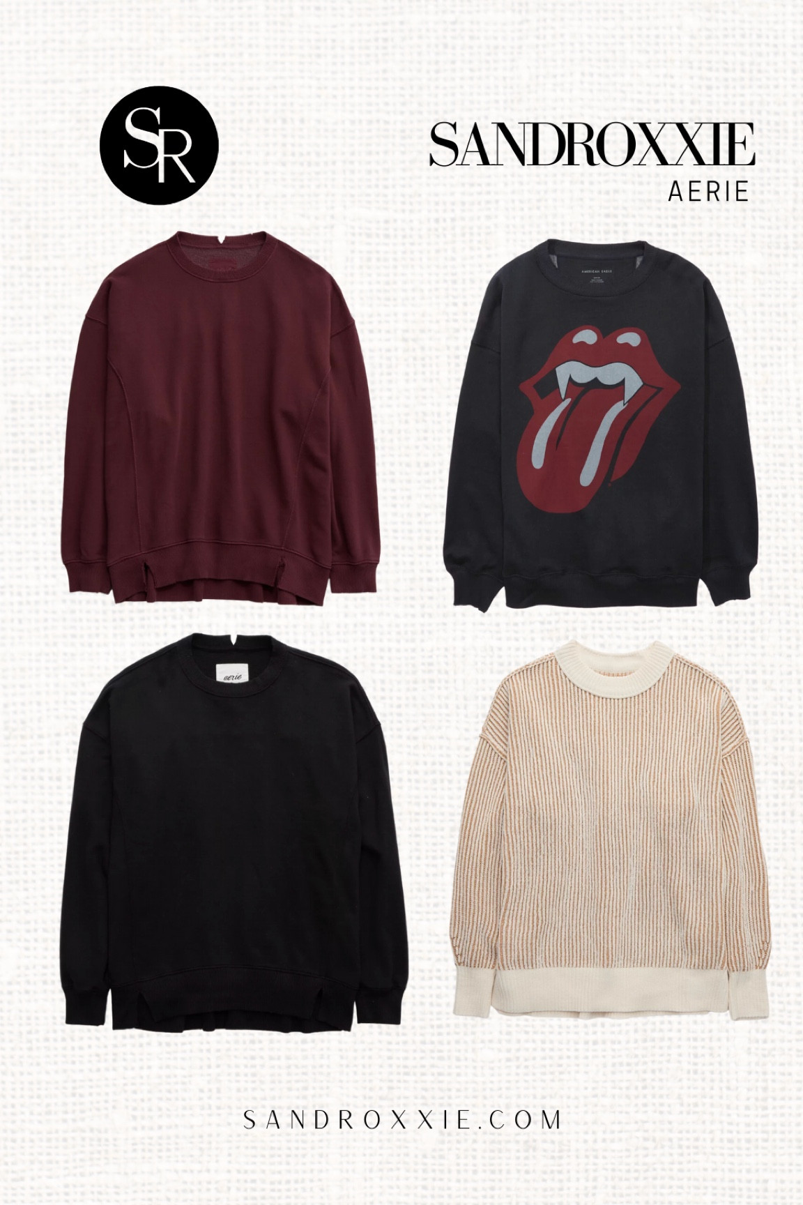 Aerie sweaters are so good! Linking a few of my faves! 

xo, Sandroxxie by Sandra
www.sandroxxie.com | #sandroxxie

#LTKSeasonal #LTKSale #LTKstyletip