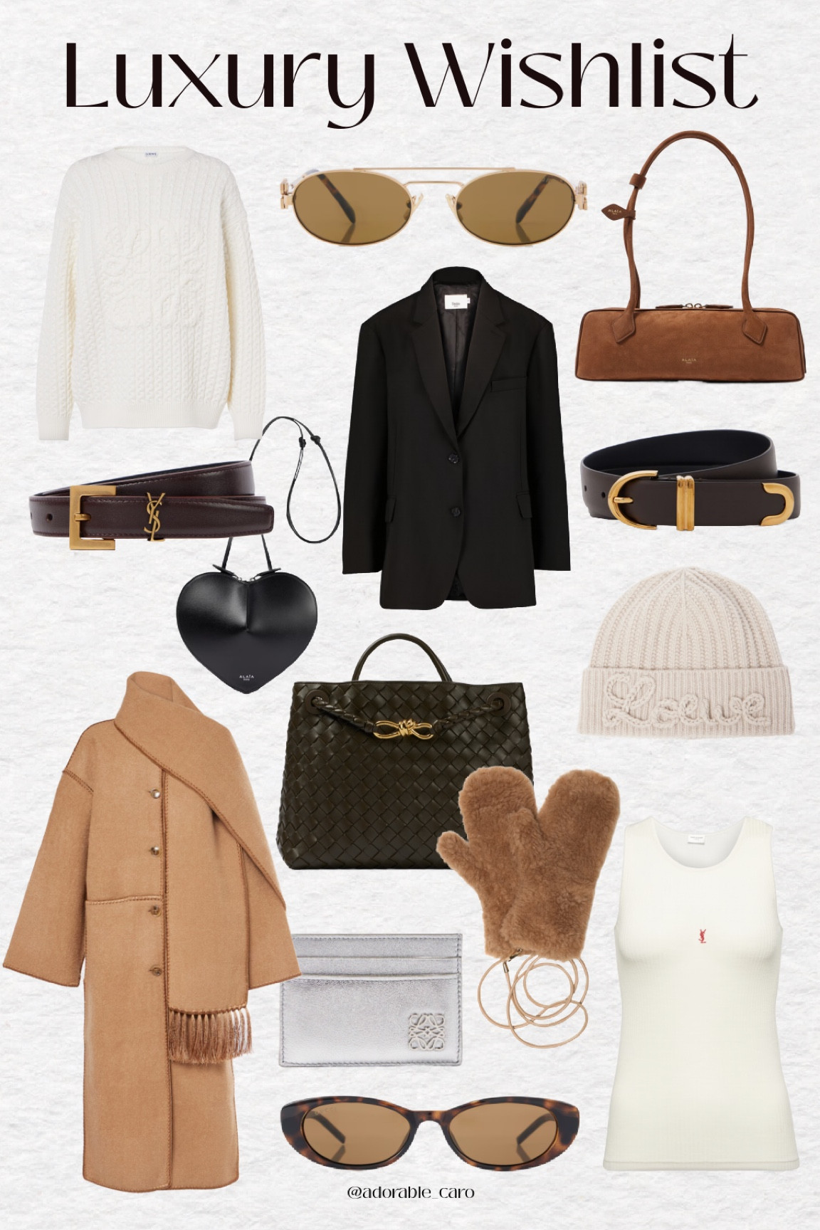 Meine Luxury Wishlist 🤍🤎

#LTKwinter #LTKCyberWeek #LTKstyletip
