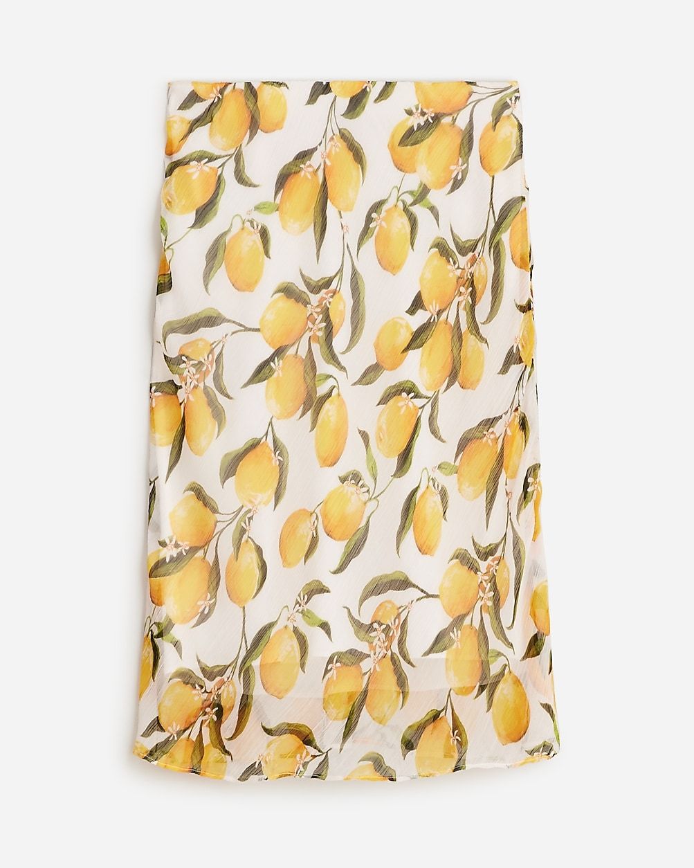 Gwen layered slip skirt in limoncello | J.Crew US