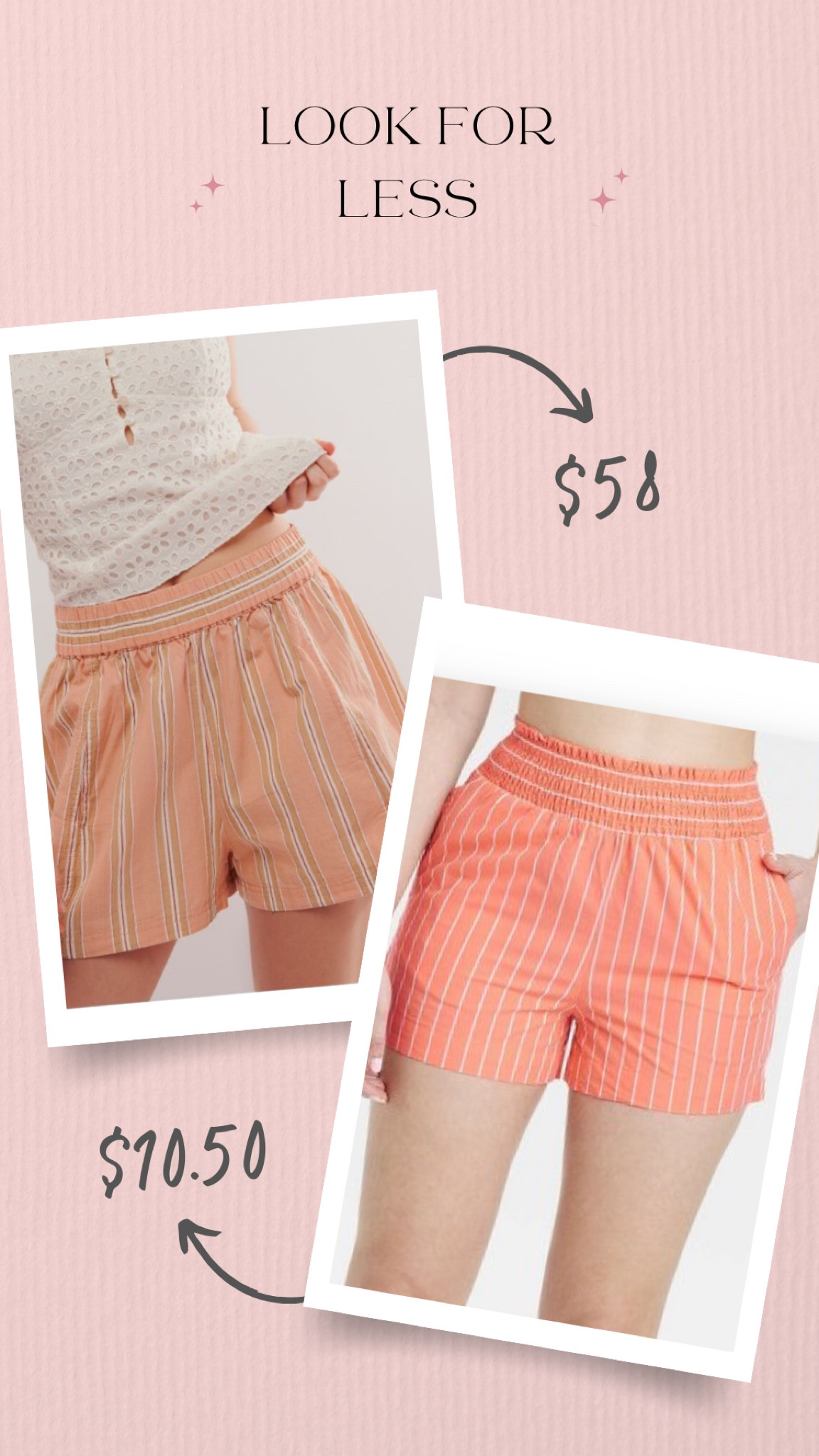 Look for less find — free people dupe — Target pull on striped shorts — target circle week — shorts on sale — spring fashion — spring style — boxer short trend — trendy style — casual style 

#LTKstyletip #LTKfindsunder100