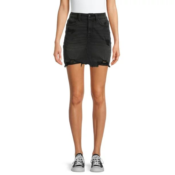 No Boundaries Juniors' Mini Skirt - Walmart.com | Walmart (US)