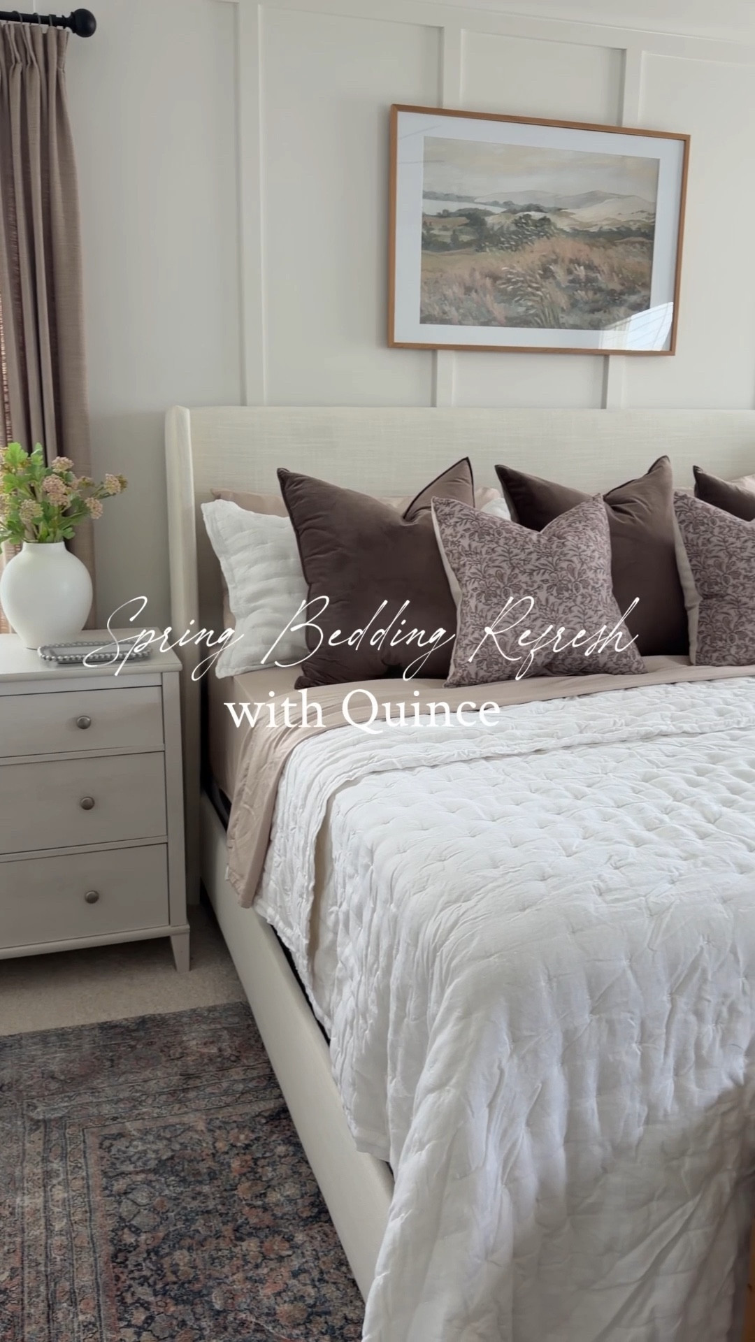 Luxe Bedding but make it affordable! #quincepartner 

Seriously, if you like sleeping on a cloud, you have to get this bamboo sheet set from @onequince ☁️ It’s no wonder it has over 8500+ 5 Star Reviews! I have the set in “sand” 

And this Linen Dream Quilt has the most dreamy textures to add that layered, designer look 😍

So luxe, so breathable, and so cozy, but without the luxury price tag. This is one of those upgrades you feel the second you crawl into bed!

✨ New customers get 10% off their first purchase with my code INFG-26OAKHAUSCOLLECTIVE10

#Quincebedding #BeddingRefresh #affordablebedding #bamboosheets #CozyBedroom

#LTKHome