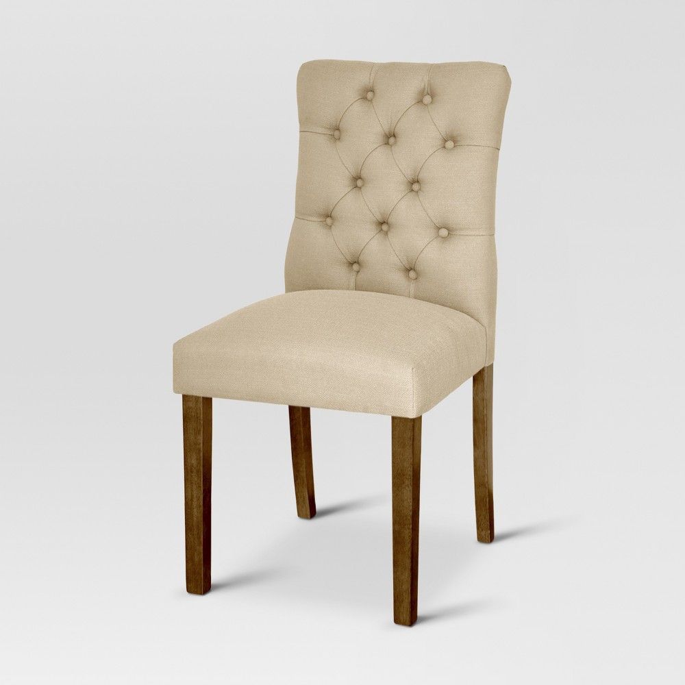 Brookline Tufted Dining Chair - Oyster (1 Pack) - Threshold | Target