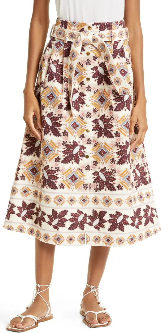 Oslo Print Denim Skirt | Nordstrom