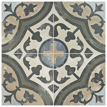 Affinity Tile Evoque Carthusian 10-in x 10-in Satin Porcelain Floor and Wall Tile ( 10.88-sq ft C... | Lowe's