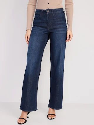 High-Waisted Wow Wide-Leg Jeans for Women | Old Navy (CA)