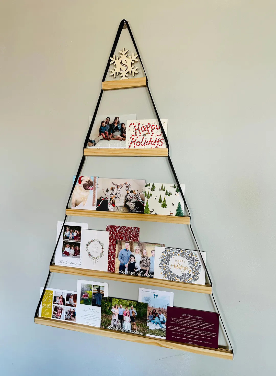 Modern Holiday Card Display - Etsy | Etsy (US)
