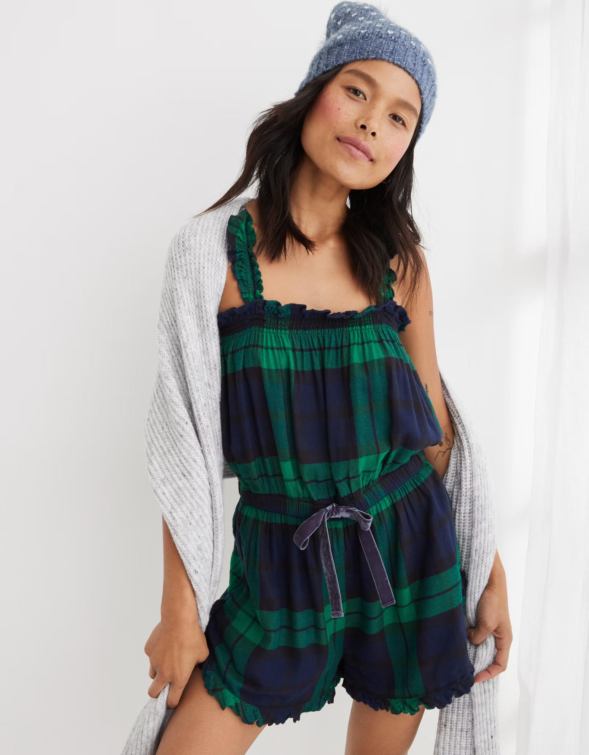 Aerie Flannel Romper | American Eagle Outfitters (US & CA)