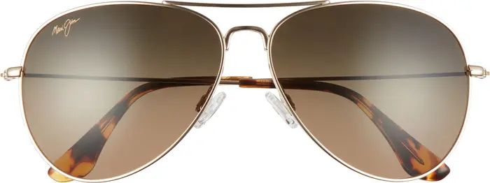 Mavericks 61mm PolarizedPlus2® Aviator Sunglasses | Nordstrom