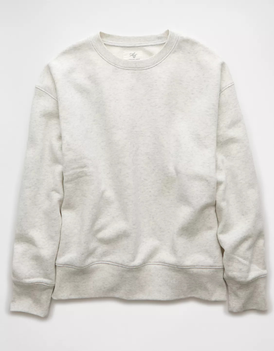 AE Everyday Luxe Crew Neck Sweatshirt | American Eagle Outfitters (US & CA)