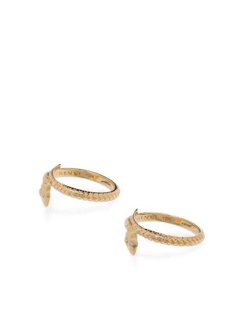 18kt yellow gold snake ring | Farfetch (UK)