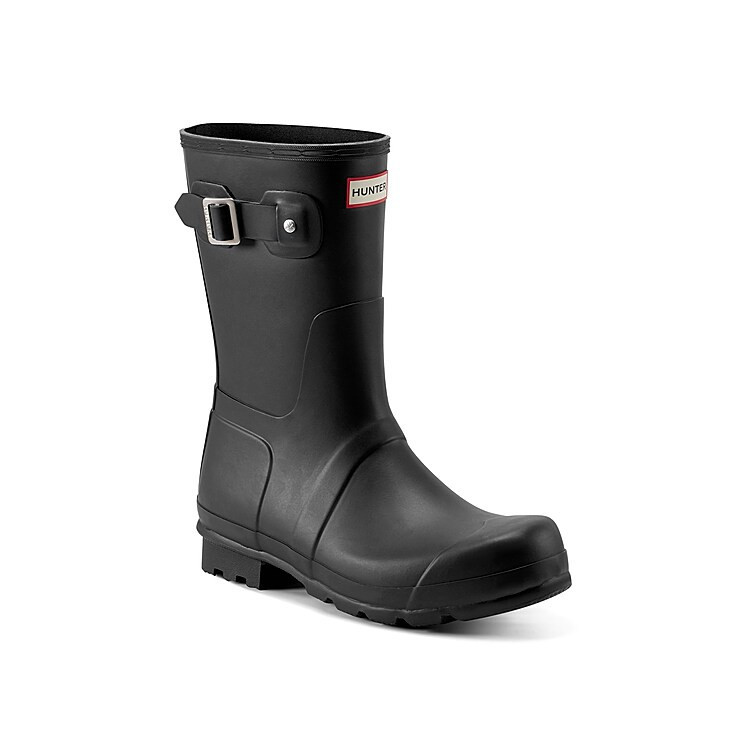 HUNTER Original Short Rain Boot | Men's | Black | Size 11 | Boots | Rain | DSW