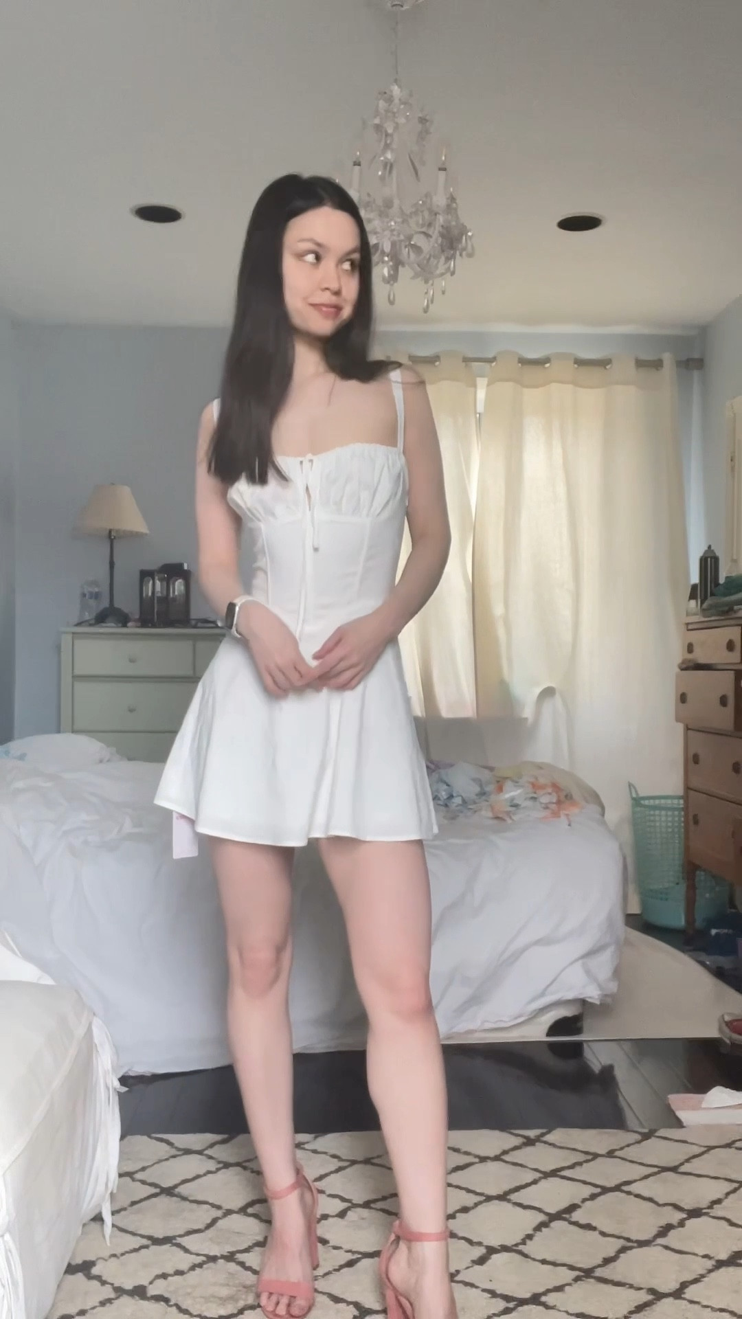 Parthea Tie Front Ruched Bust Cami Dress
White / US 2 (XS)

Measurements: 5’5, 105lbs, 30-24-34

#LTKsummer #LTKspring #LTKdresses