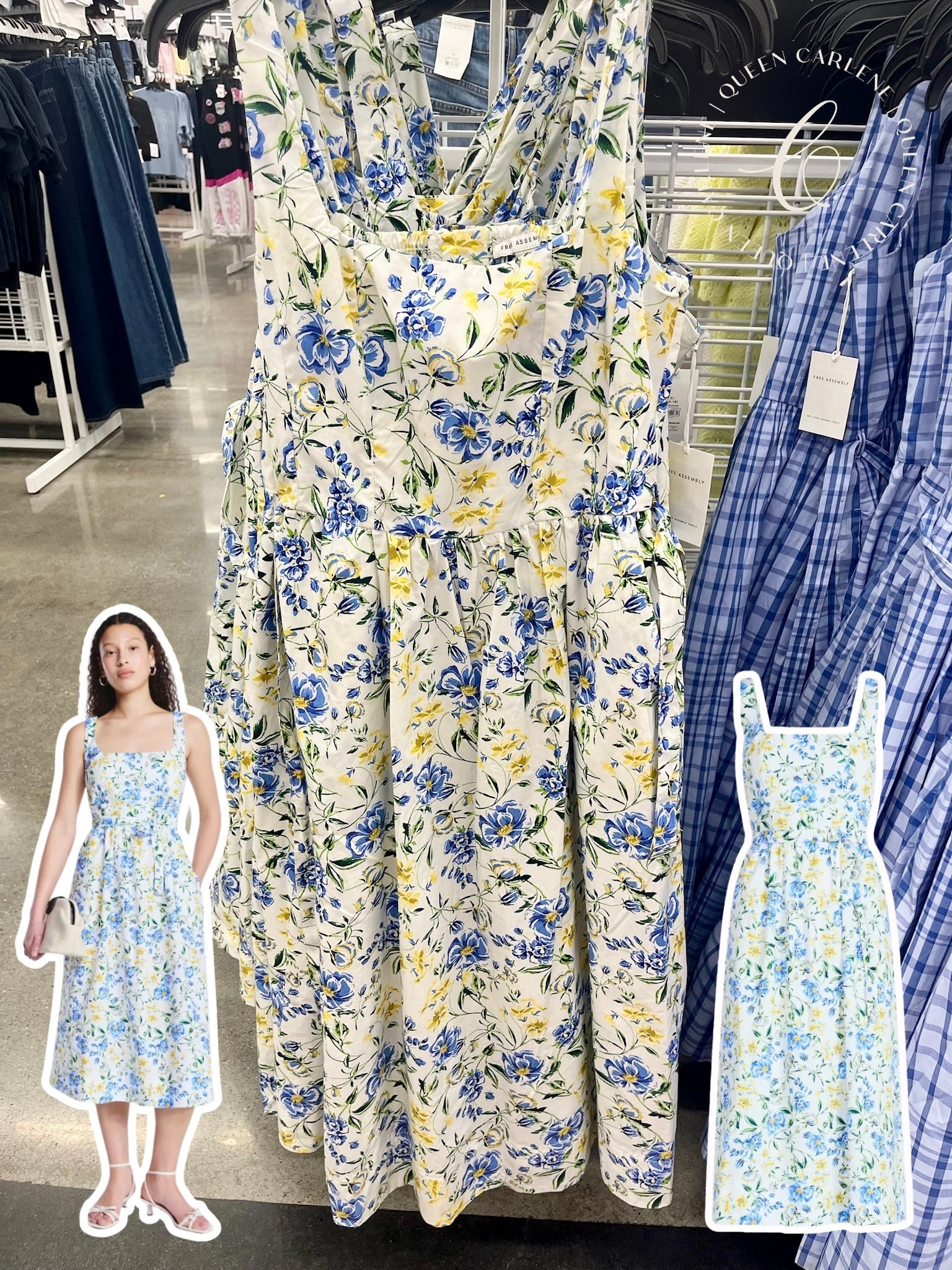 I love the colors on this dress, so perfect for spring! Just throw in a cute denim jacket and you are good to go 💙

#LTKMidsize #LTKSeasonal