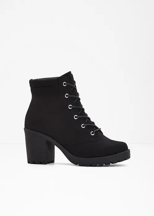 Schnürboots mit Blockabsatz | Bonprix DE