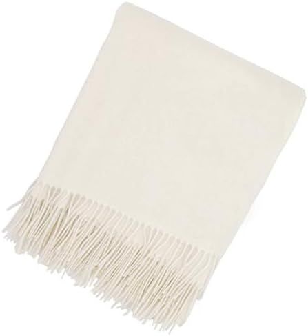 State Cashmere Throw Blanket with Decorative Fringe - Ultra Soft Accent Blanket for Couch, Sofa &... | Amazon (US)