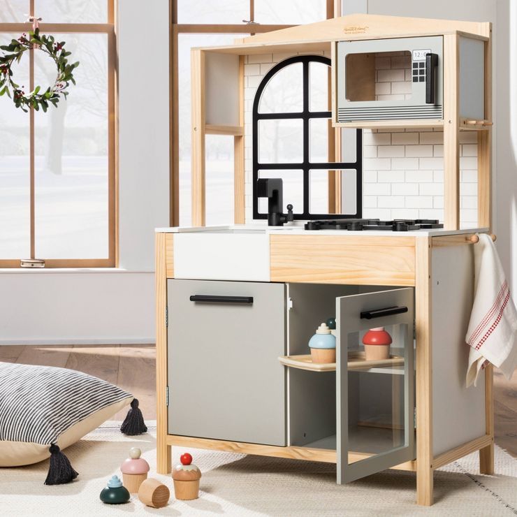 Wooden Toy Kitchen - Hearth &#38; Hand&#8482; with Magnolia | Target
