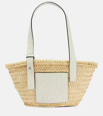 Cesta Small con detalles de piel | Mytheresa (INTL)