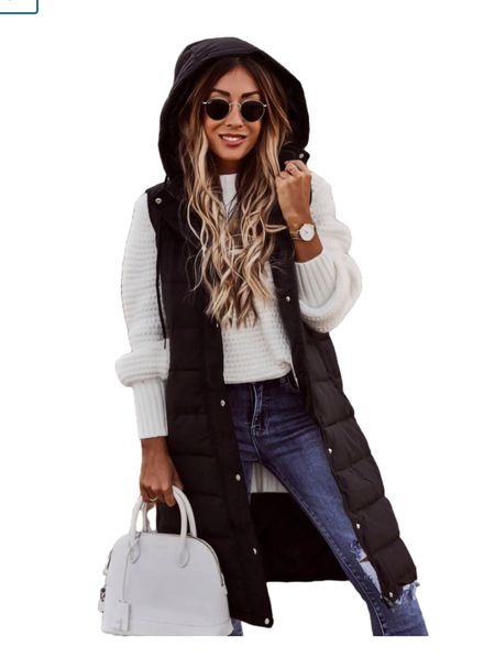 Long puffer vest, down vest, waterproof vest

#LTKstyletip #LTKCyberWeek #LTKGiftGuide