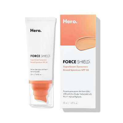 Hero Cosmetics Force Shield Apricot Sunscreen - SPF 30 - 1.69 fl oz | Target