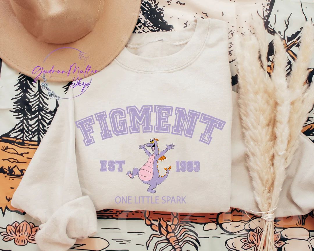 Vintage Figment Sweatshirt Figment Est 1983 Sweatshirt - Etsy | Etsy (US)