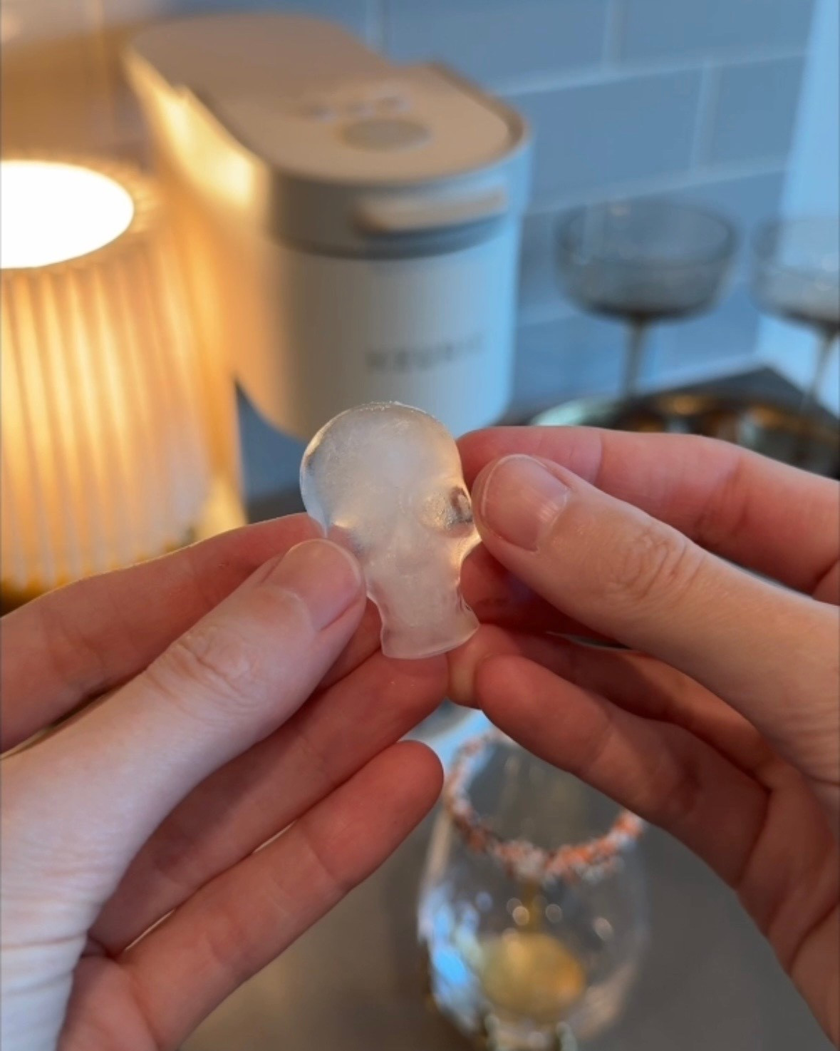 summoning the bone chiller 💀☕ an iced latte with a chilling twist 

#LTKHome #LTKSeasonal #LTKHalloween